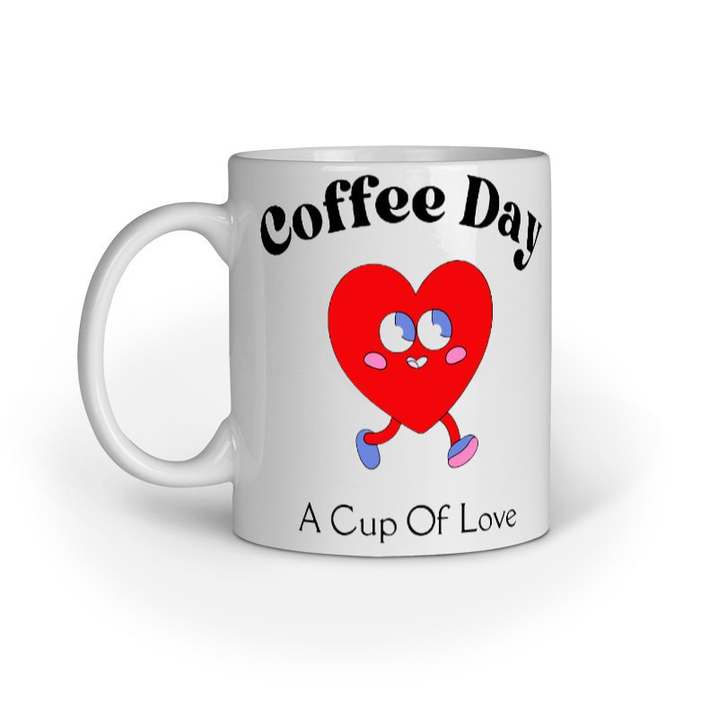 A Cup Of Love – Ceramic Mug - Fashion Greet