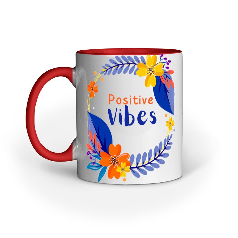 Positive Vibes – Ceramic Mug - Fashion Greet Positive Vibes – Ceramic Mug - Fashion Greet