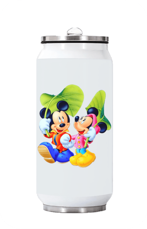 Sipper Can with Mickey Mouse pairs