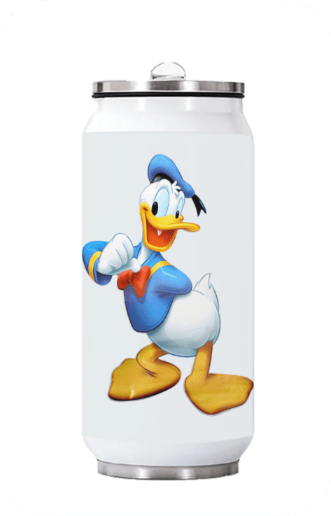 Sipper Can with Donald Duck