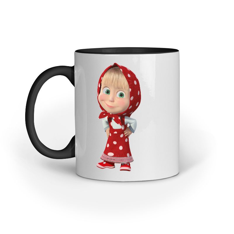 Kids Coffee Mug printed with Masha - Fashion Greet