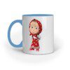Kids Coffee Mug printed with Masha - Fashion Greet