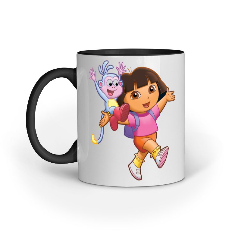 Kids Coffee Mug printed with Dora Buji - Fashion Greet