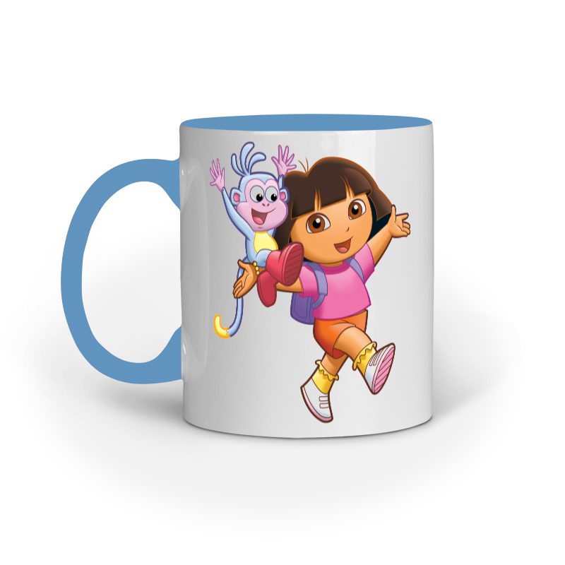 Kids Coffee Mug printed with Dora Buji - Fashion Greet