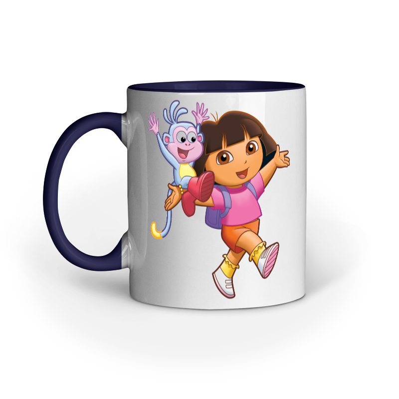 Kids Coffee Mug printed with Dora Buji - Fashion Greet