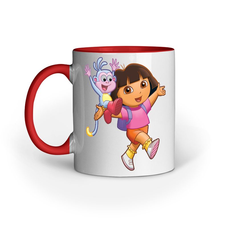 Kids Coffee Mug printed with Dora Buji - Fashion Greet