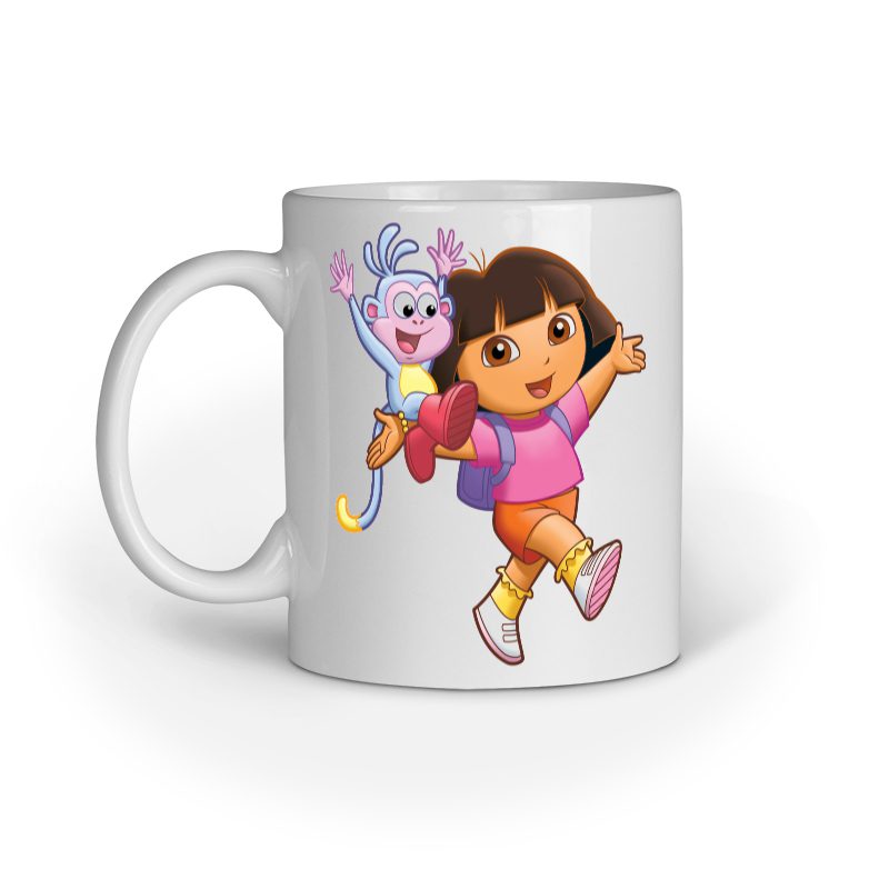 Kids Coffee Mug printed with Dora Buji - Fashion Greet