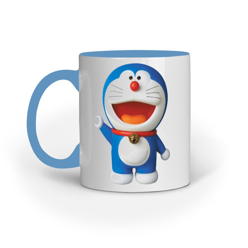 Kids Coffee Mug printed with Doraemon - Fashion Greet