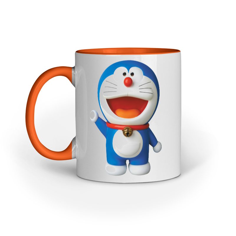 Kids Coffee Mug printed with Doraemon - Fashion Greet
