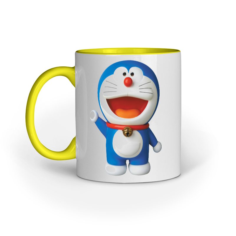 Kids Coffee Mug printed with Doraemon - Fashion Greet