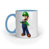 Kids Coffee Mug printed with Luigi - Fashion Greet