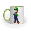 Kids Coffee Mug printed with Luigi - Fashion Greet