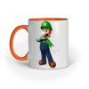 Kids Coffee Mug printed with Luigi - Fashion Greet