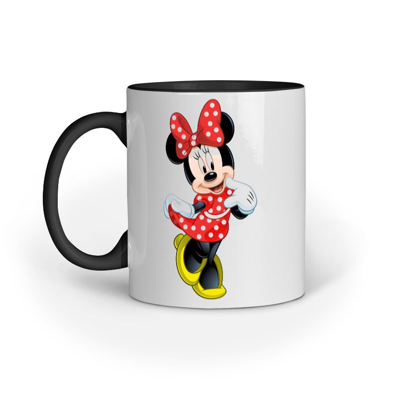 Kids Coffee Mug printed with Minnie Mouse - Fashion Greet