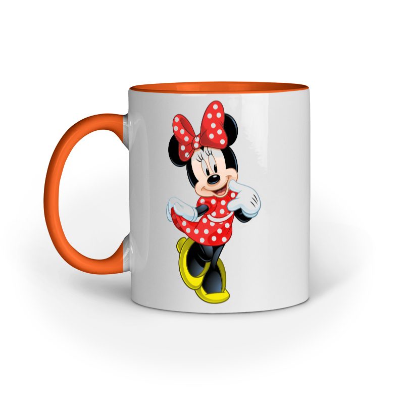 Kids Coffee Mug printed with Minnie Mouse - Fashion Greet