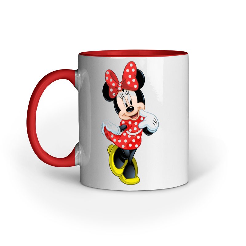 Kids Coffee Mug printed with Minnie Mouse - Fashion Greet