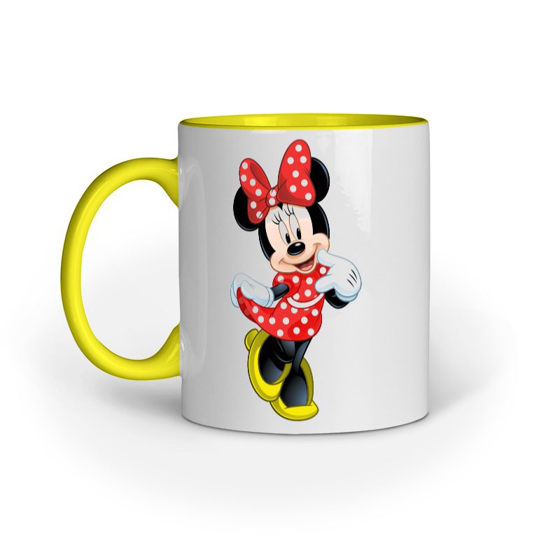 Kids Coffee Mug printed with Minnie Mouse - Fashion Greet