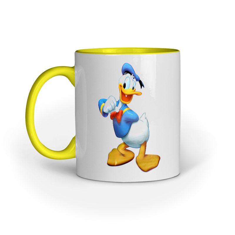 Kids Coffee Mug printed with Donald Duck - Fashion Greet