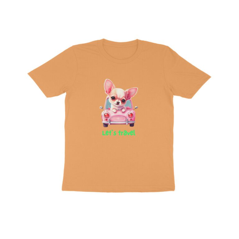 Kids T-Shirt with Let's Travel