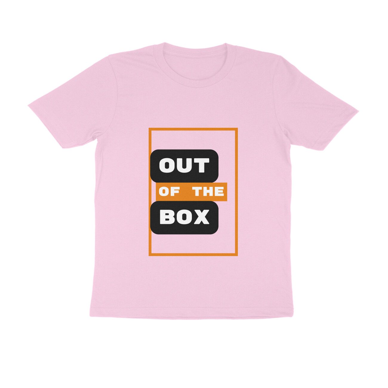 Round Neck T-Shirt with Out Of the Box - Fashion Greet