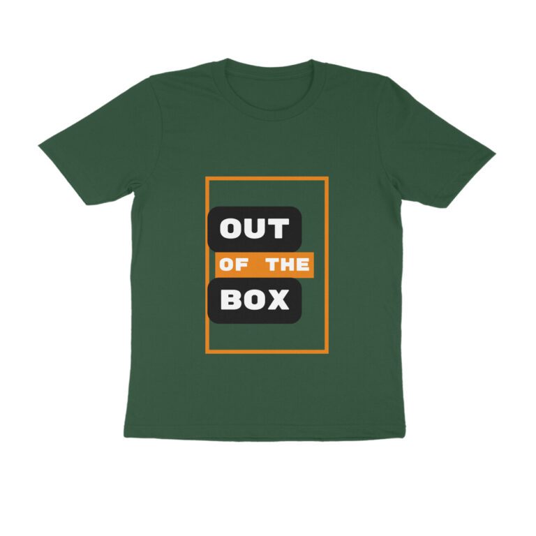 Round Neck T-Shirt with Out Of the Box