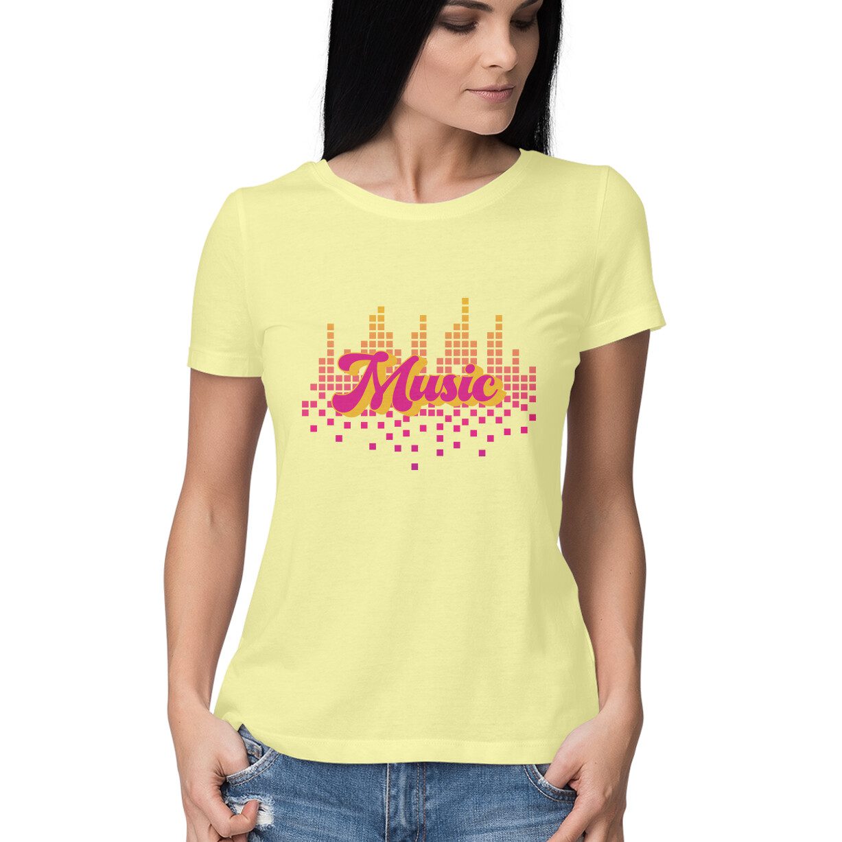 Women’s T-Shirt – Music printed - Fashion Greet