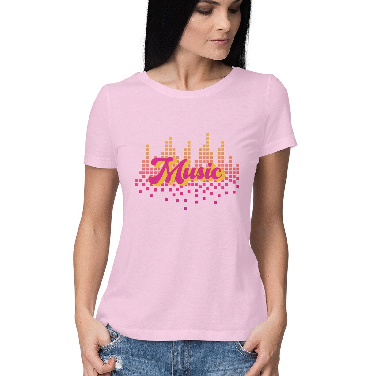Women’s T-Shirt – Music printed - Fashion Greet