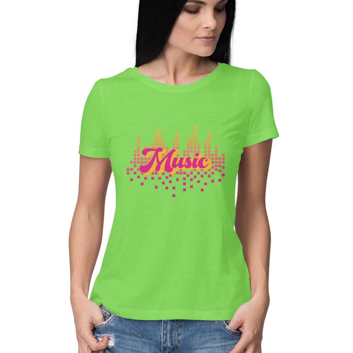Women’s T-Shirt – Music printed - Fashion Greet