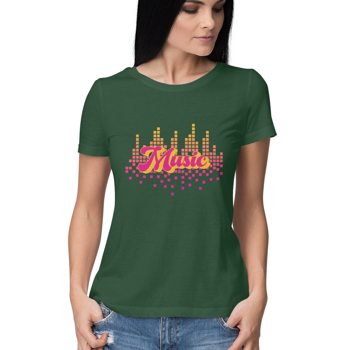 Women’s T-Shirt – Music printed - Fashion Greet