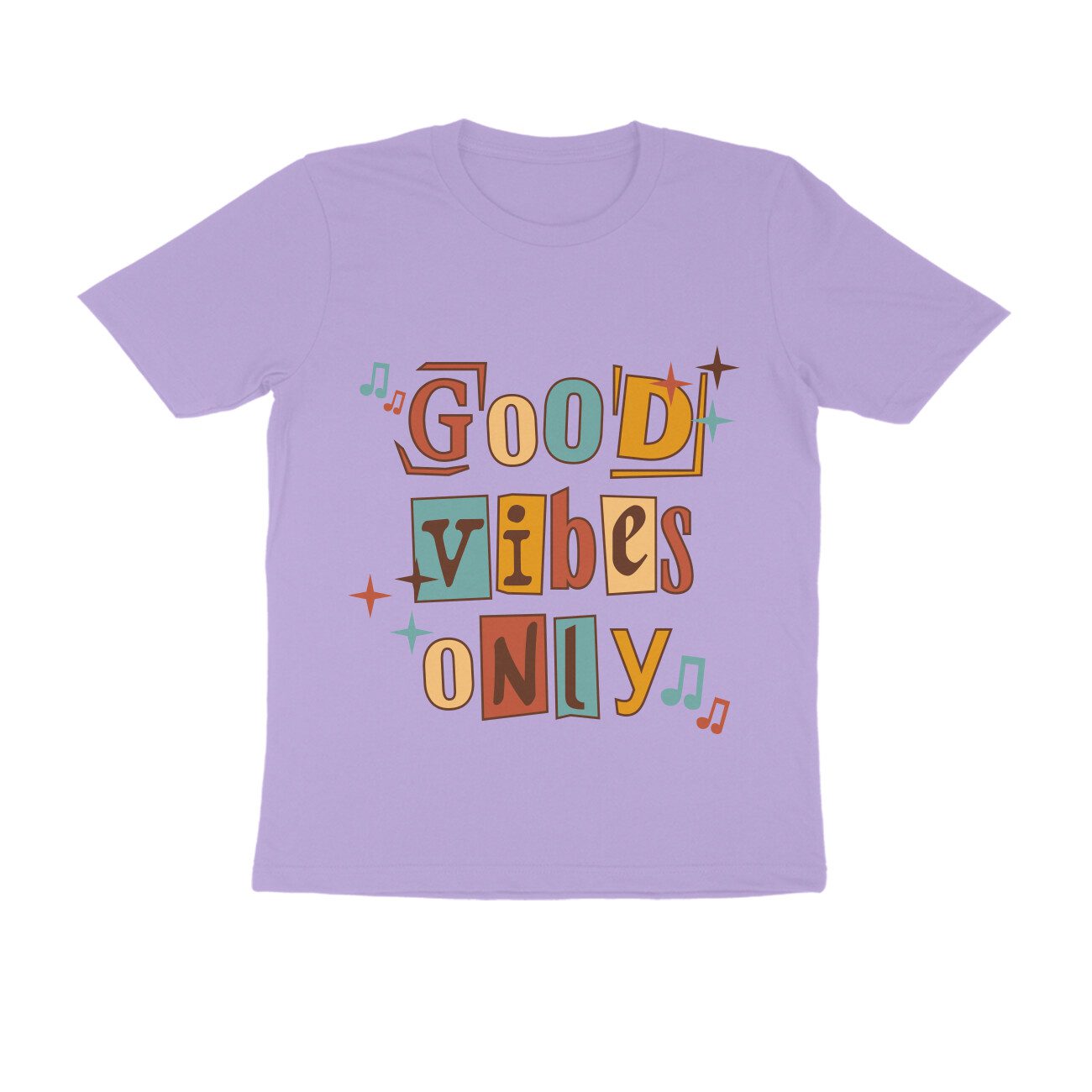 Half Sleeve T-Shirt – Good Vibes Only - Fashion Greet