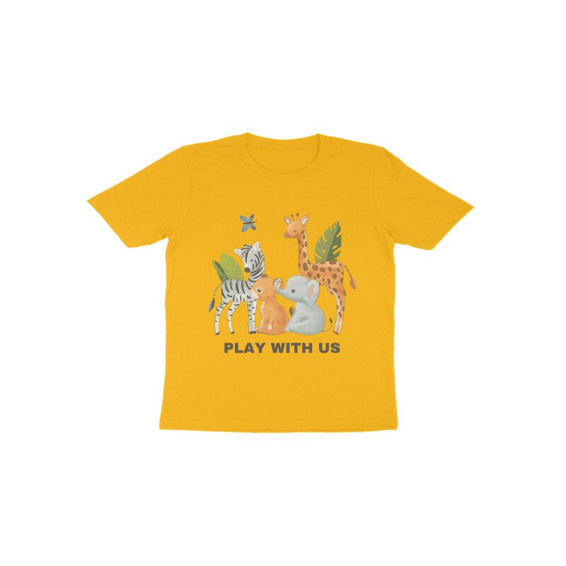 Toddler T-Shirt – Play with us - Fashion Greet