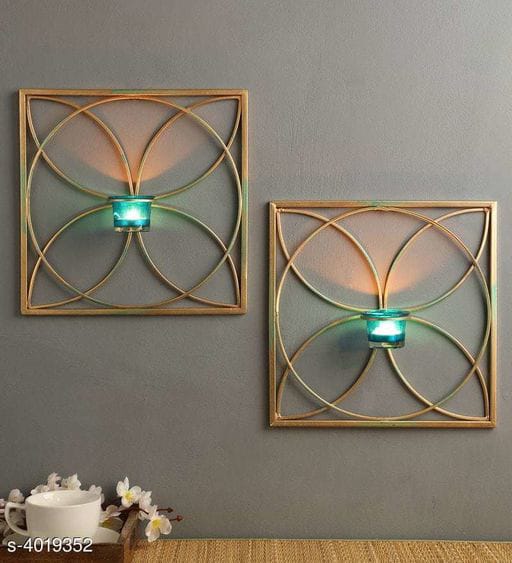Wall Sconce With Candle Holders Set 2 - Fashion Greet Wall Sconce With Candle Holders Set 2 - Fashion Greet