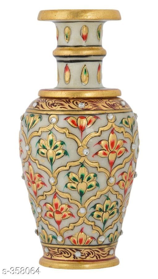 Marble Jal Flower Work Vase - Fashion Greet Marble Jal Flower Work Vase - Fashion Greet