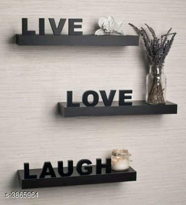 Stylish Wooden Floating Wall Shelf - Fashion Greet Stylish Wooden Floating Wall Shelf - Fashion Greet