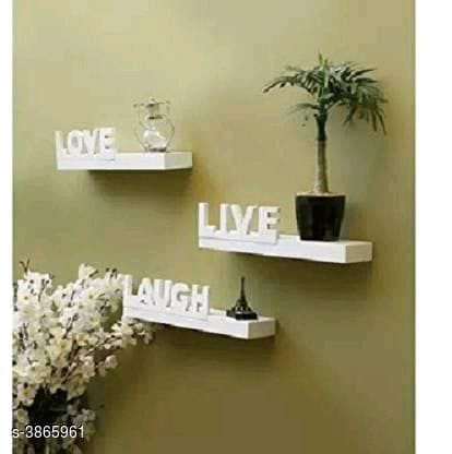 Elegant Wooden Floating Wall Shelf