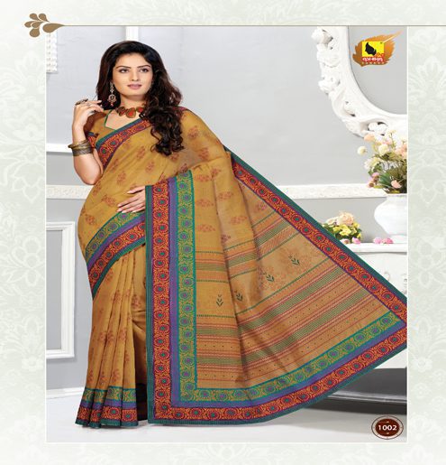 Mayuri-New Fancy Muti Colour Cotton Saree - Fashion Greet Mayuri-New Fancy Muti Colour Cotton Saree - Fashion Greet