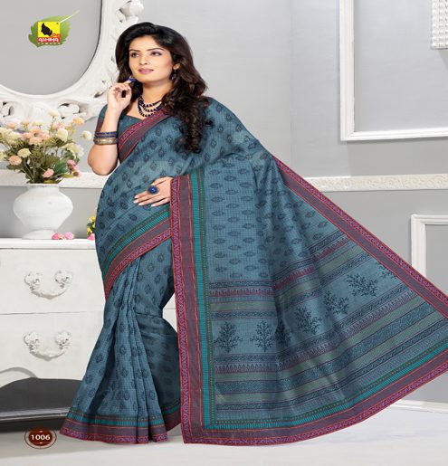 Mayuri-New Fancy Muti Colour Cotton Saree - Fashion Greet Mayuri-New Fancy Muti Colour Cotton Saree - Fashion Greet