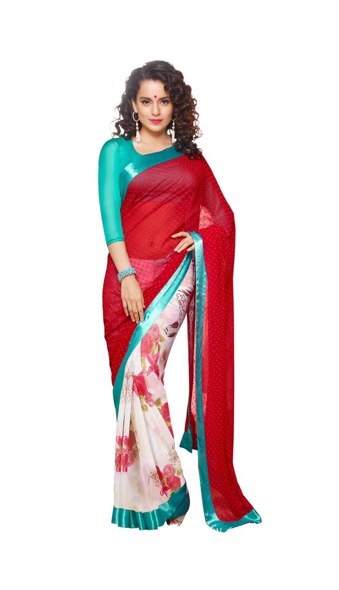 Seasons Multi Printed Georgette Saree - Fashion Greet Seasons Multi Printed Georgette Saree - Fashion Greet