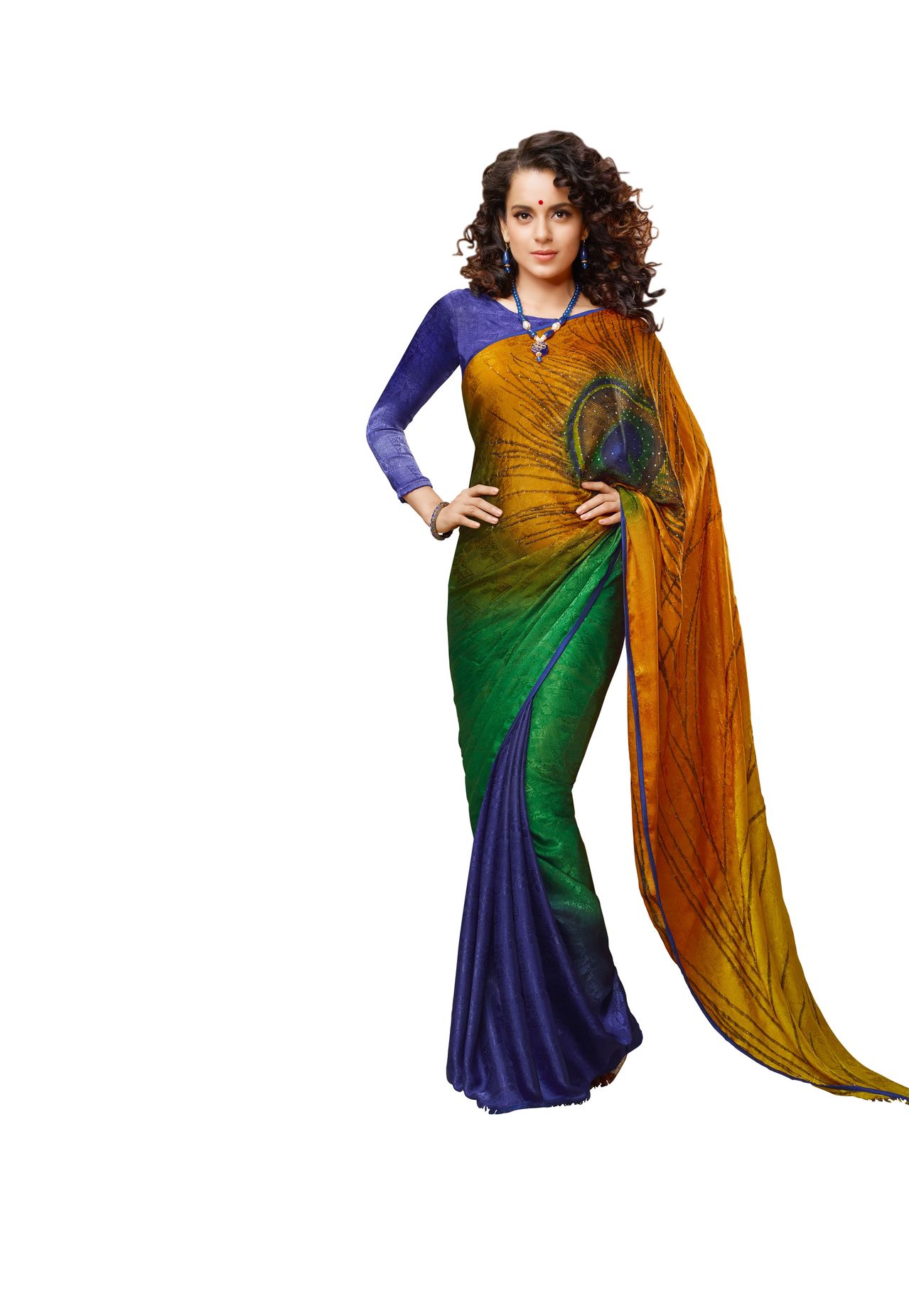 Seasons Multi Printed Georgette Saree - Fashion Greet Seasons Multi Printed Georgette Saree - Fashion Greet