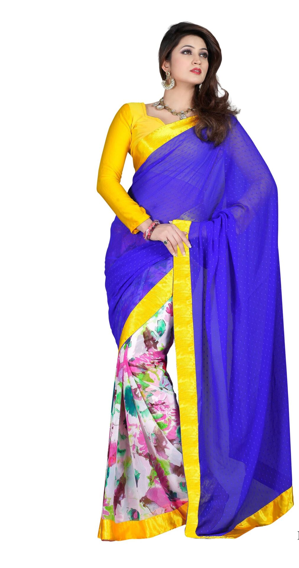 Seasons Multi Georgette Printed Saree - Fashion Greet Seasons Multi Georgette Printed Saree - Fashion Greet