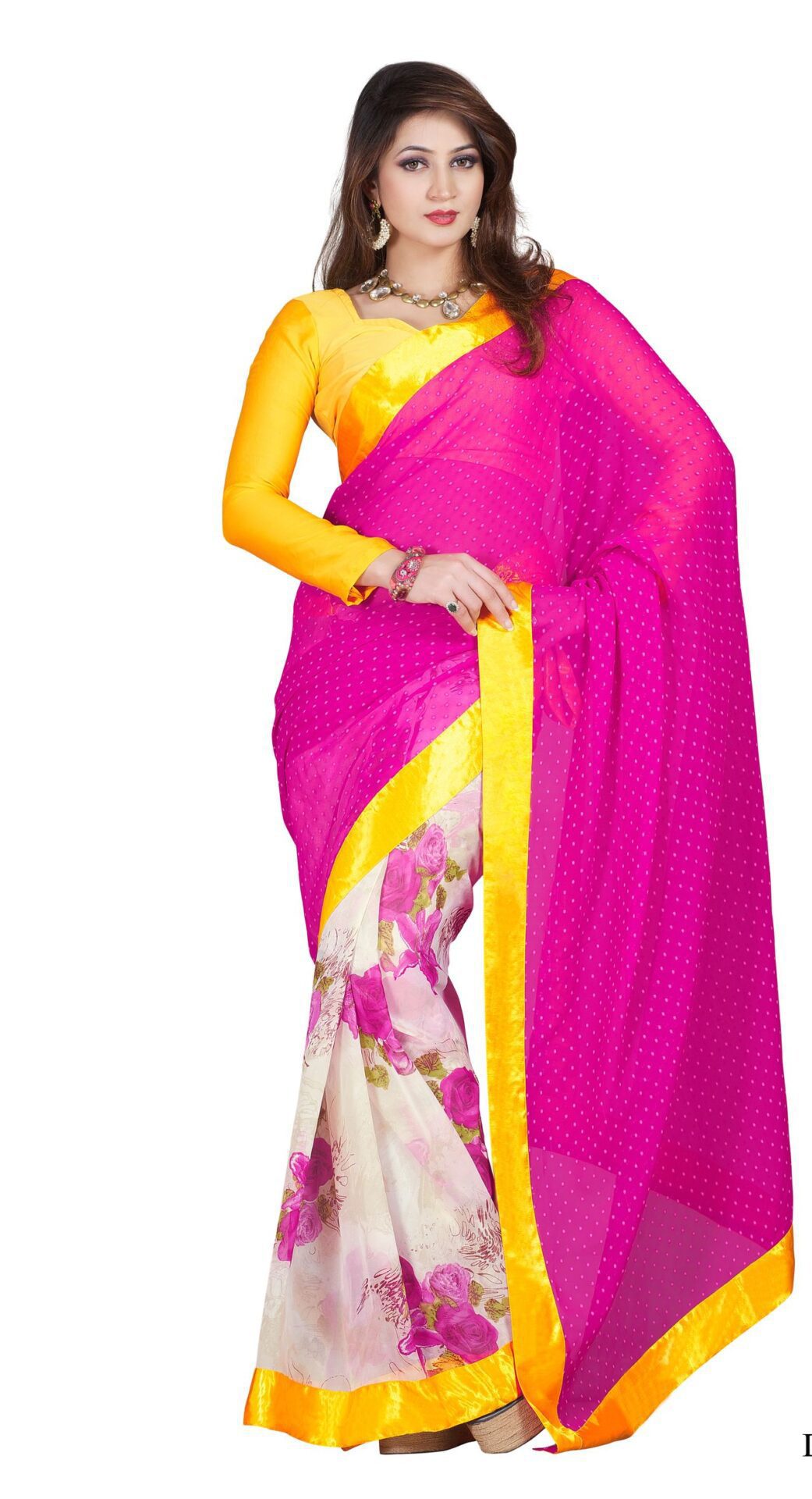 Seasons Multi Georgette Printed Saree - Fashion Greet Seasons Multi Georgette Printed Saree - Fashion Greet