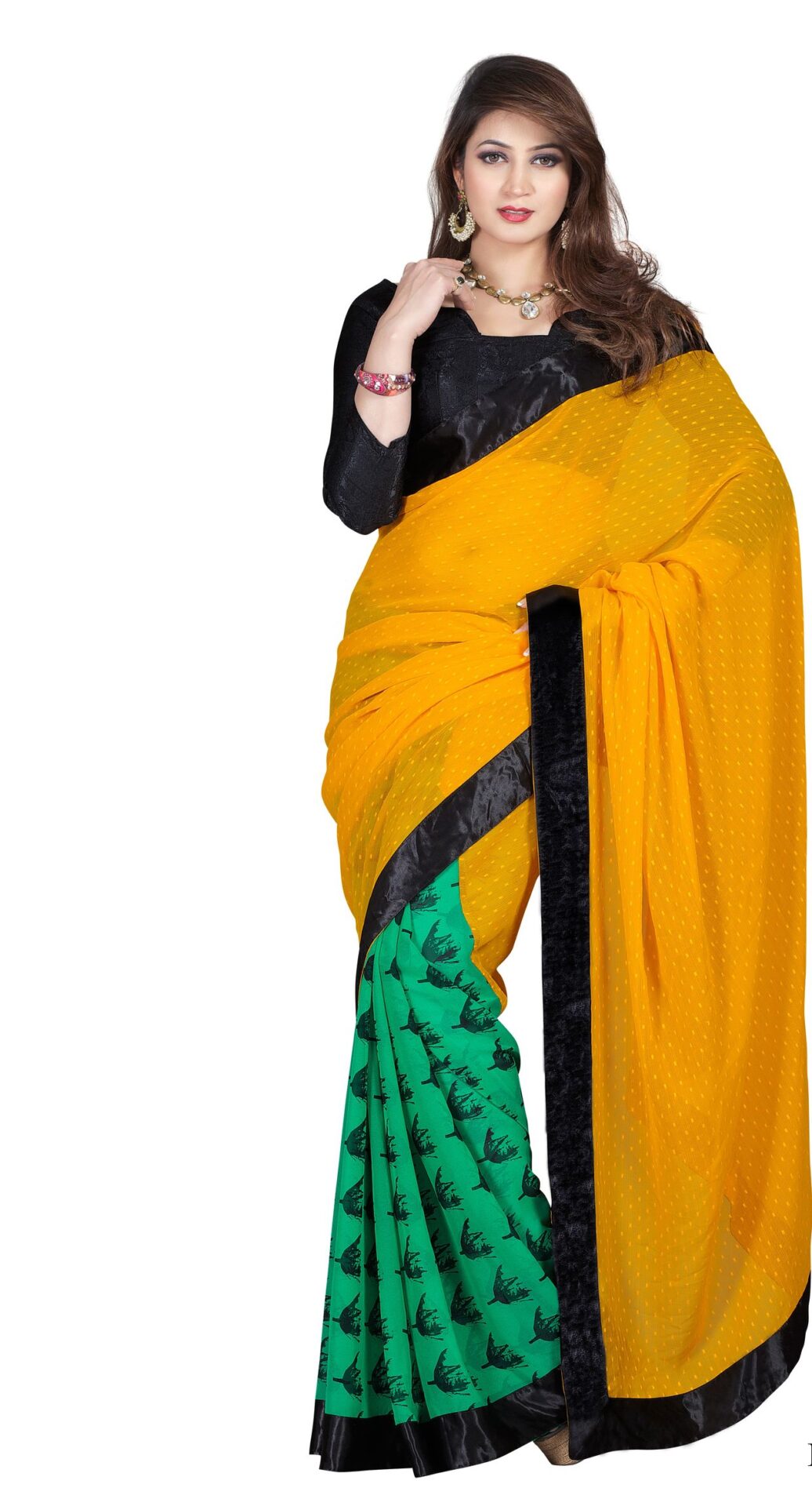 Seasons Multi Georgette Printed Saree - Fashion Greet Seasons Multi Georgette Printed Saree - Fashion Greet