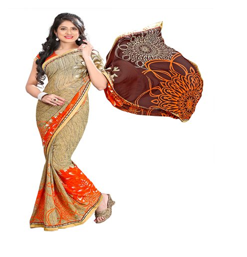 Seasons Multi Colour Weightless Printed Work Saree - Fashion Greet Seasons Multi Colour Weightless Printed Work Saree - Fashion Greet