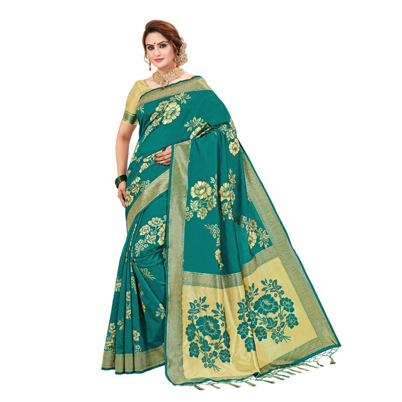 Salem Banarasi Silk Saree With Blouse Piece - Fashion Greet Salem Banarasi Silk Saree With Blouse Piece - Fashion Greet