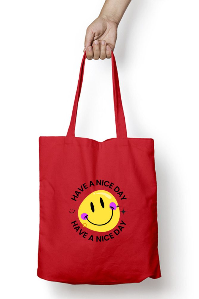 Totebags with Zipper – Have a nice day - Fashion Greet