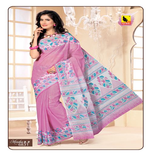 Monalisa Multi Color Cotton Saree - Fashion Greet Monalisa Multi Color Cotton Saree - Fashion Greet