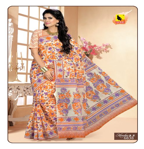 Monalisa Multi Color Cotton Saree - Fashion Greet Monalisa Multi Color Cotton Saree - Fashion Greet