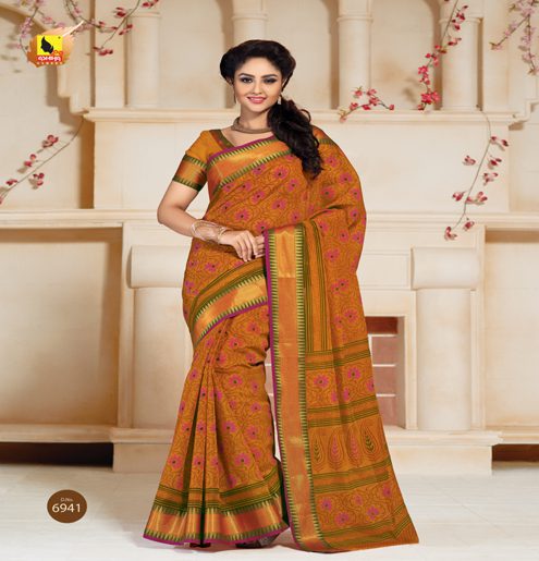 Kajri Multi Cotton Saree - Fashion Greet Kajri Multi Cotton Saree - Fashion Greet