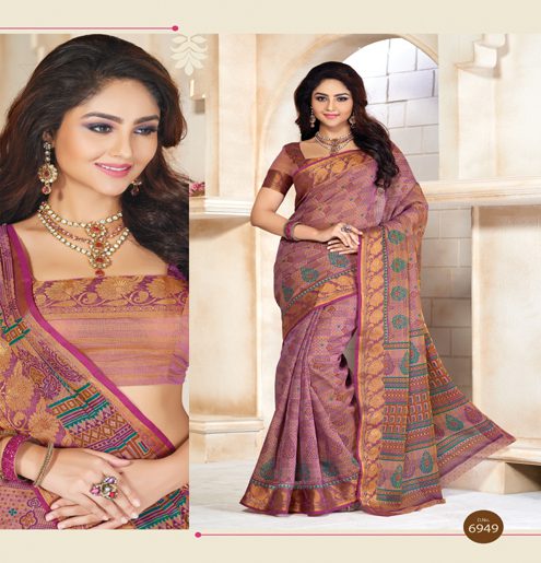 Kajri Multi Cotton Saree - Fashion Greet Kajri Multi Cotton Saree - Fashion Greet