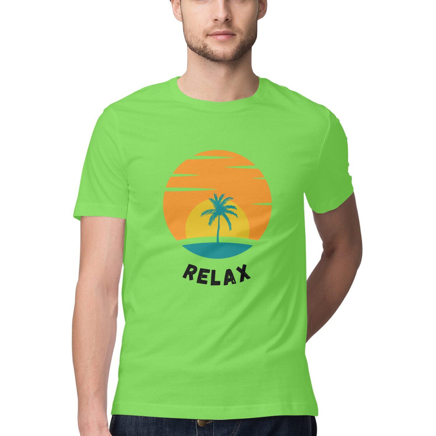 Men’s T-Shirt printed Relax - Fashion Greet